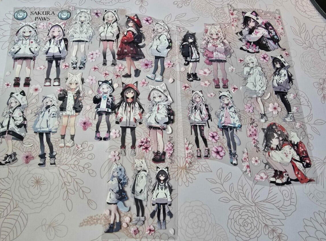 REDUCED PRICE!!! sakura paws 2nd launch 7cm x 100cm $5.00/loop