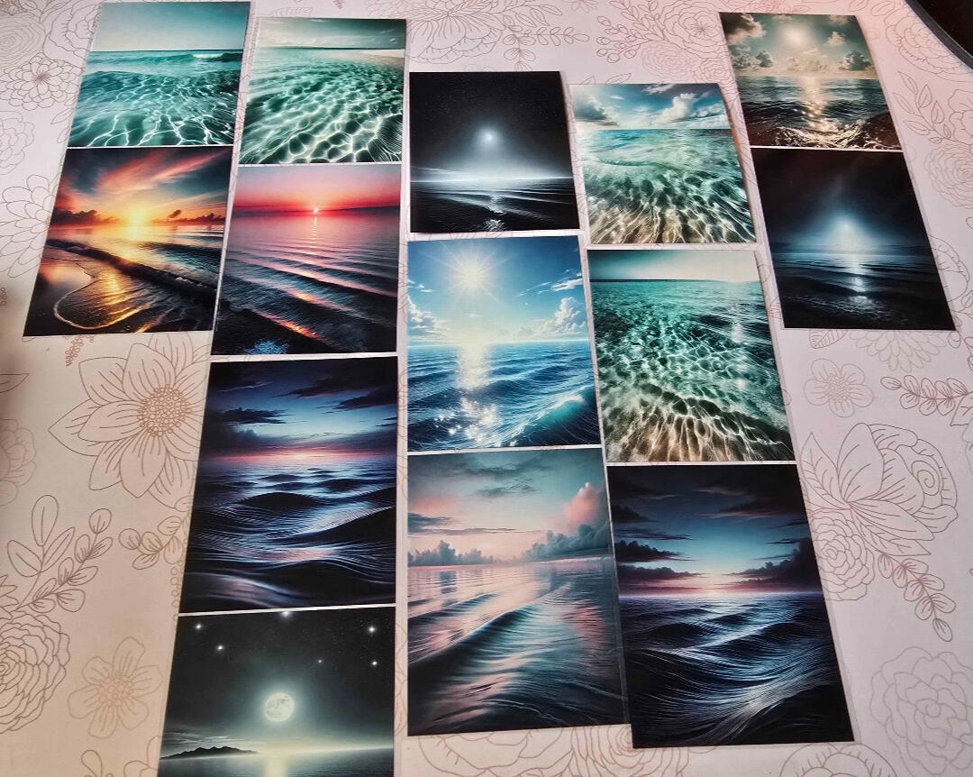 PRICE REDUCED! oceanlume 2nd launch (not embossed) 8cm x 150cm $6.50/loop