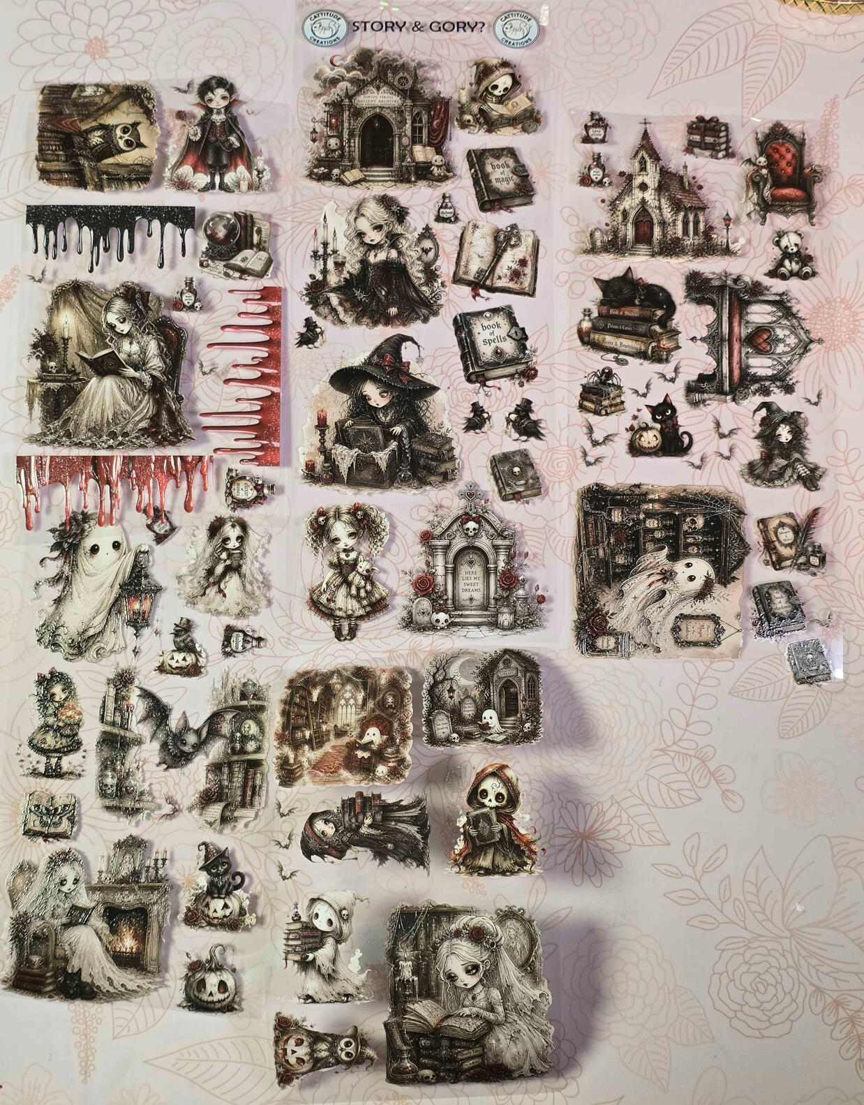 story & gory 3rd launch 10cm x 100cm $9.00/loop